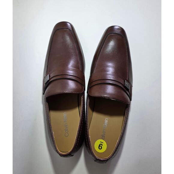 Calvin Klein Men’s Brown Slip-On Dress Shoes — Size 9 (New) main image 5